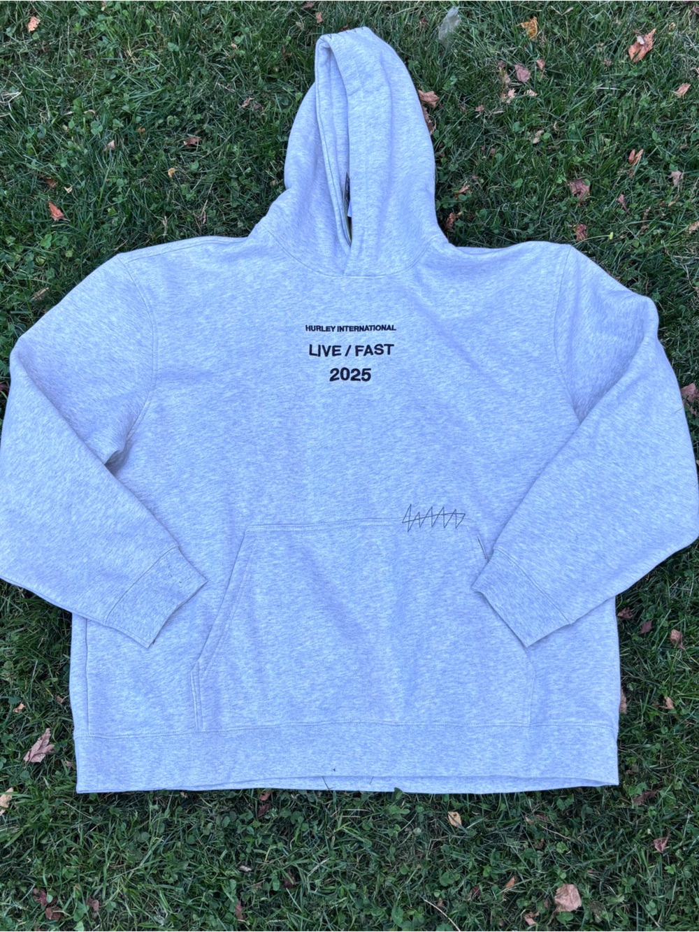 HUF Gray LIVE / FAST 2025 Hoodie